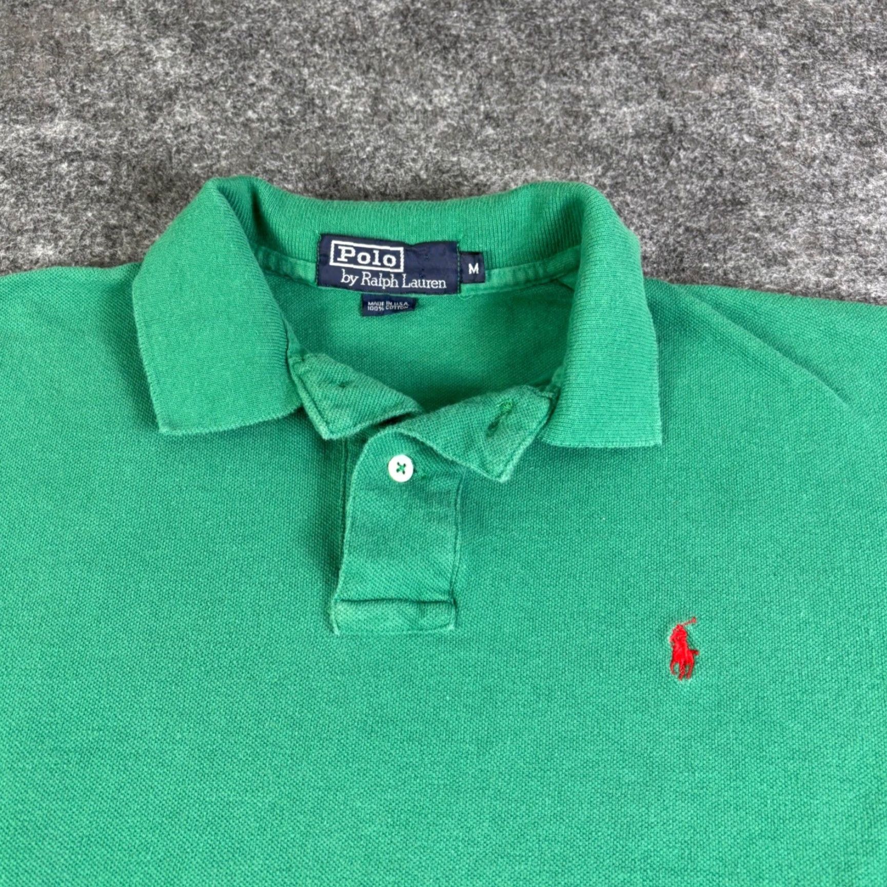 Polo Ralph Lauren Polo Ralph Lauren Polo Shirt Mens Short Sleeve Embroidered Pony Green Size M Size US M / EU 48-50 / 2 - 6 Thumbnail