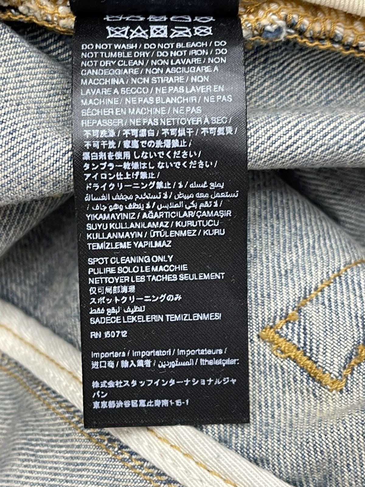 Amiri Size 30 - Amiri Jeans Washed Indigo Straight “New Season” Size US 30 / EU 46 - 10 Thumbnail