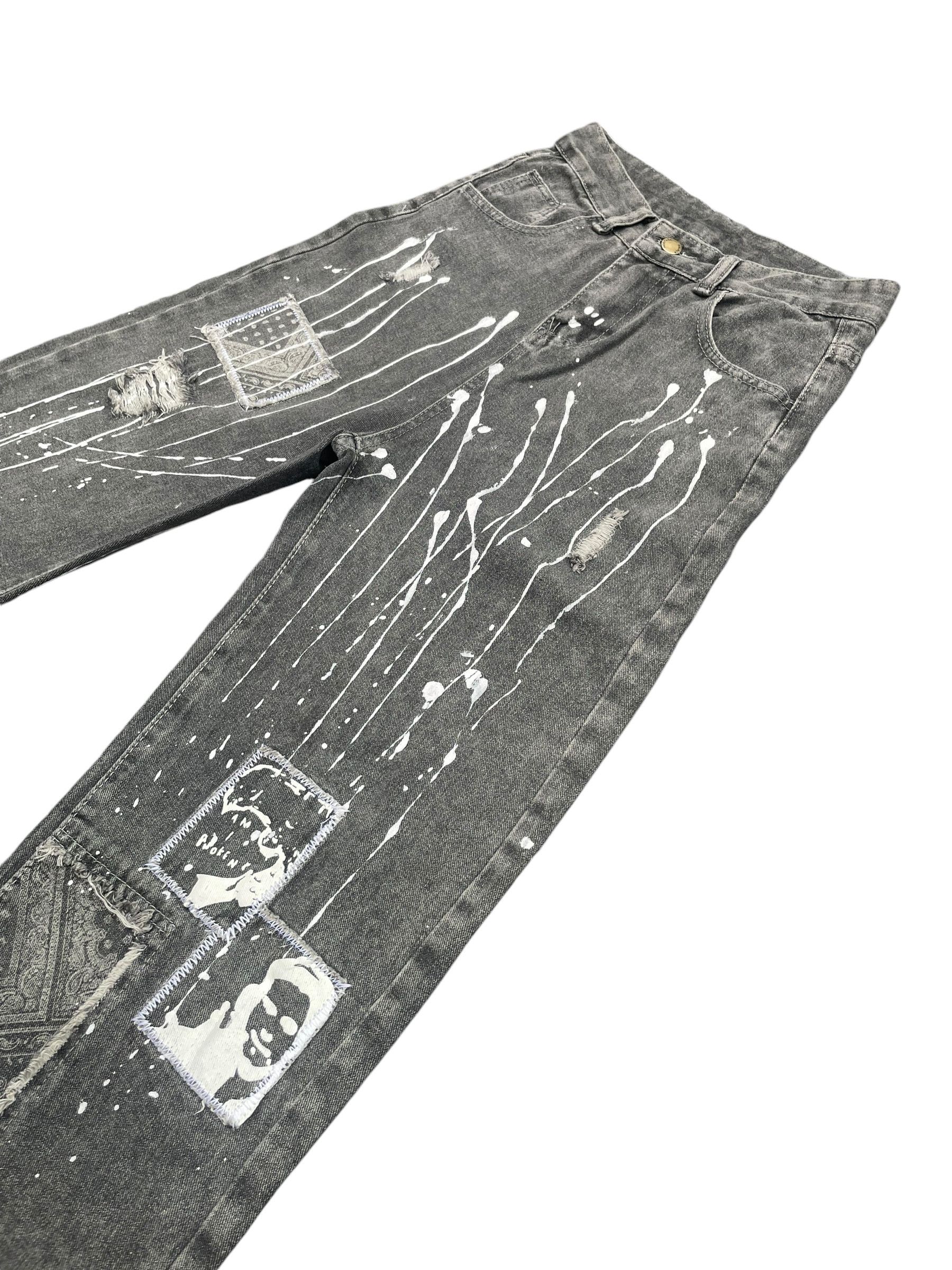 Japanese Brand Heritage Flayer Custom Distresed Denim Size US 28 / EU 44 - 2 Thumbnail