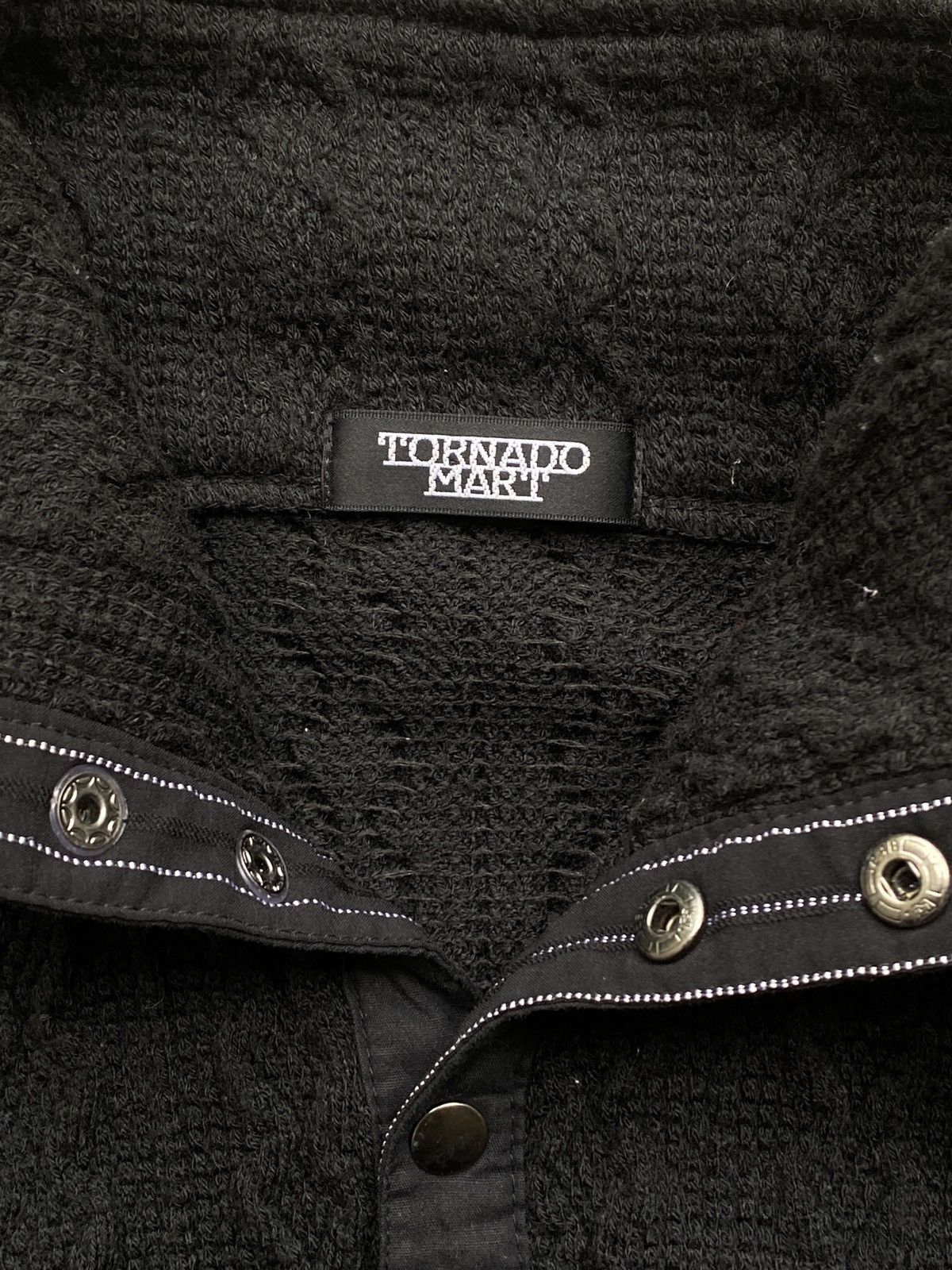 Tornado Mart 2000s Tornado Mart Buckled Collar Bondage Knitted Jacket Size US S / EU 44-46 / 1 - 4 Thumbnail