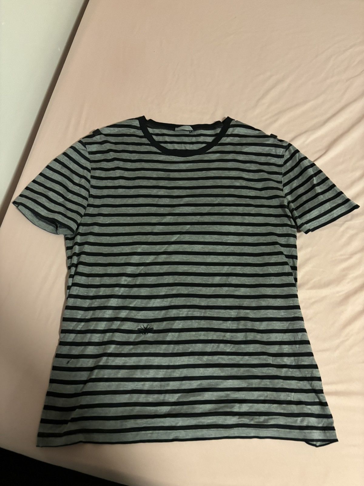 クリスチャン ディオール Cotton striped T-shirt Dior Long-Sleeve Striped Top, Size M