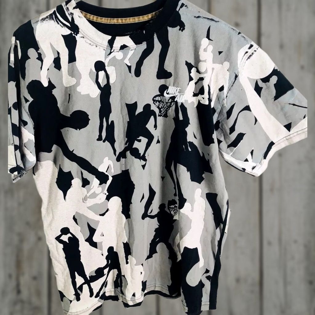 Nike Nike Air Basketball Camo Mens Medium T Shirt Size US M / EU 48-50 / 2 - 1 Thumbnail