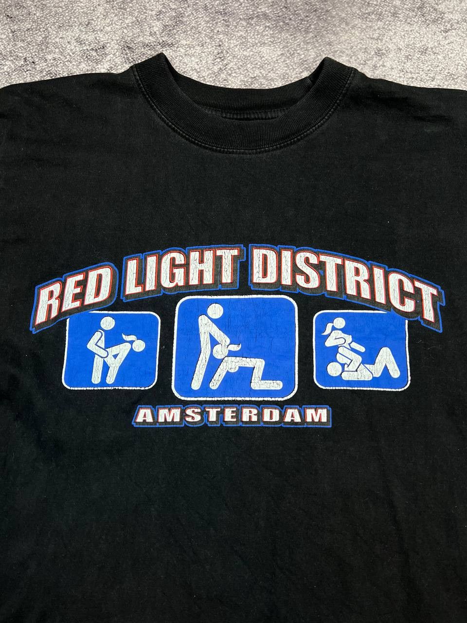 Vintage Vintage Red Light District Amsterdam T-Shirt Humor Tee Size US S / EU 44-46 / 1 - 4 Thumbnail