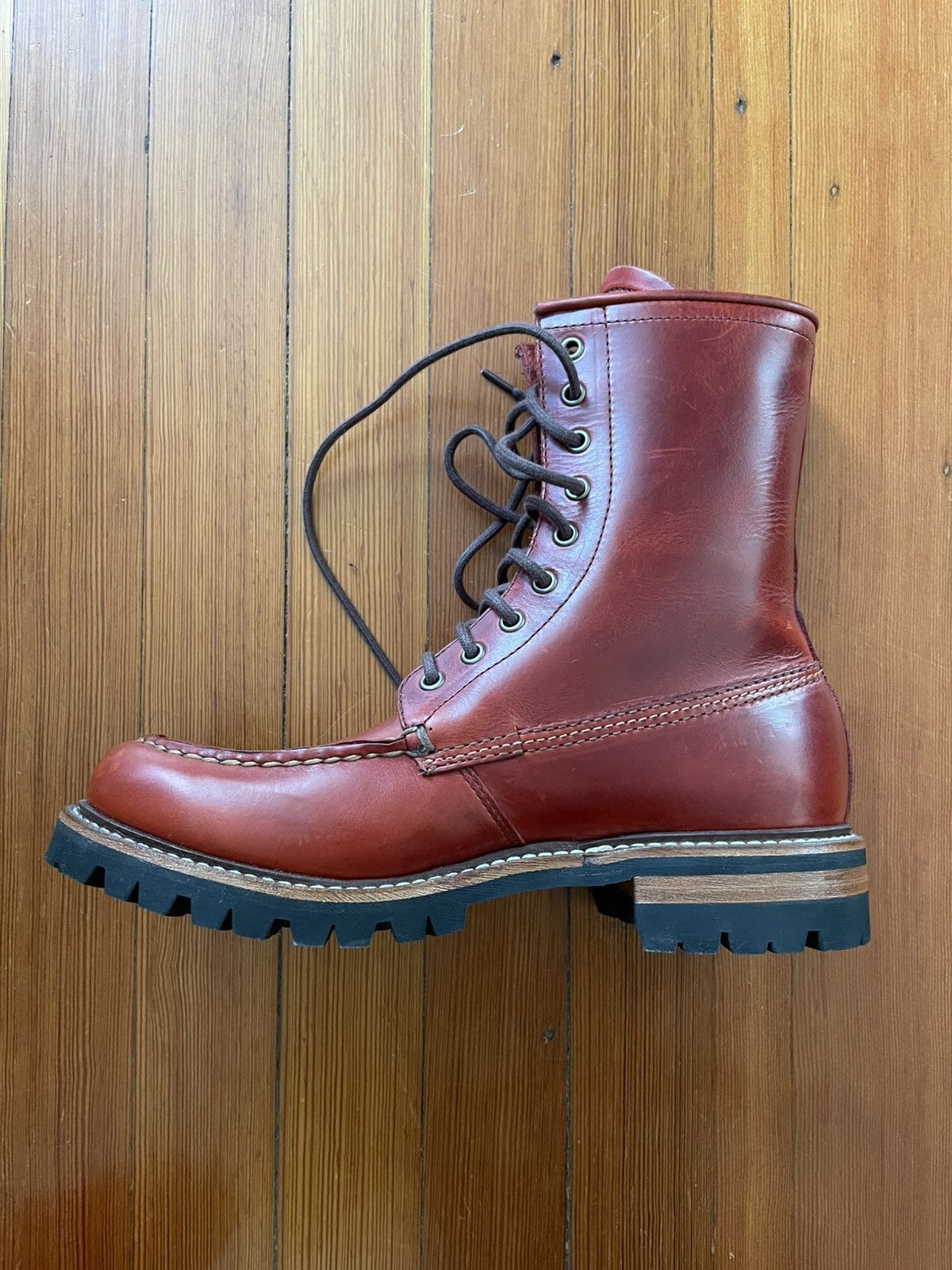 G.H. Bass & Co. G.H. Bass & Co. Scout Hi Lace Leather Boots Size US 10 / EU 43 - 2 Thumbnail