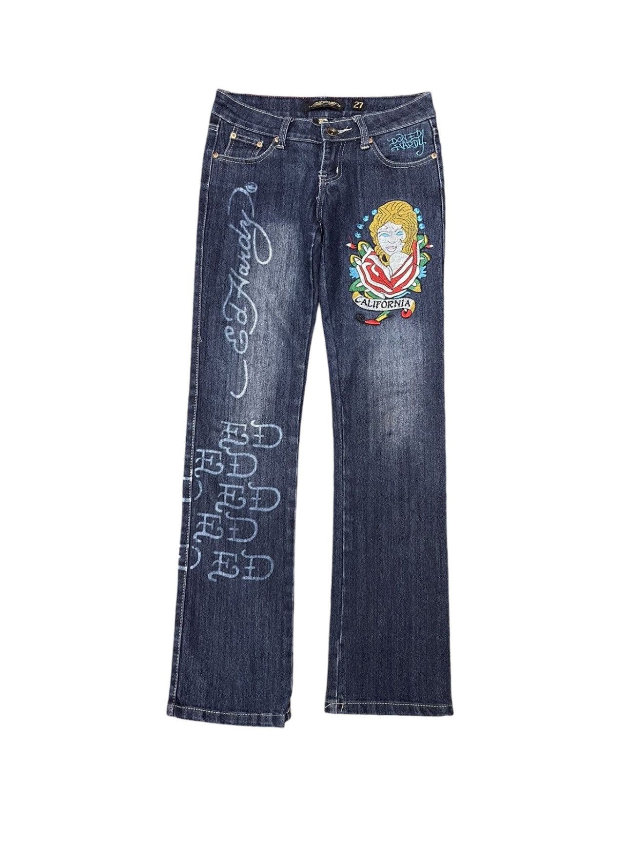 Ed Hardy Best Offer Ed Hardy By Christian Audigier Jeans Size 28 - 30 Size US 29 - 1 Thumbnail