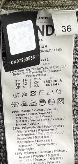 Fendi Fendi x SKIMS Embossed Logo Bodycon Dress K12 Size XS / US 0-2 / IT 36-38 - 6 Thumbnail