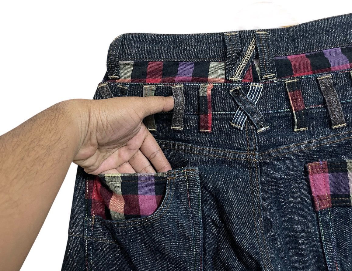 Japanese Brand Japan Handcrafted Denim Double Waist W48 L42.5 Streetwear Size US 28 / EU 44 - 13 Thumbnail