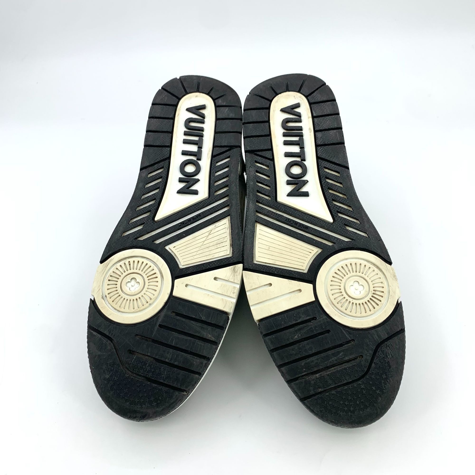 Louis Vuitton Louis Vuitton Mens Lv Trainer Sneakers Size 43 / 9 Black Whi Size US 9.5 / EU 42-43 - 5 Thumbnail