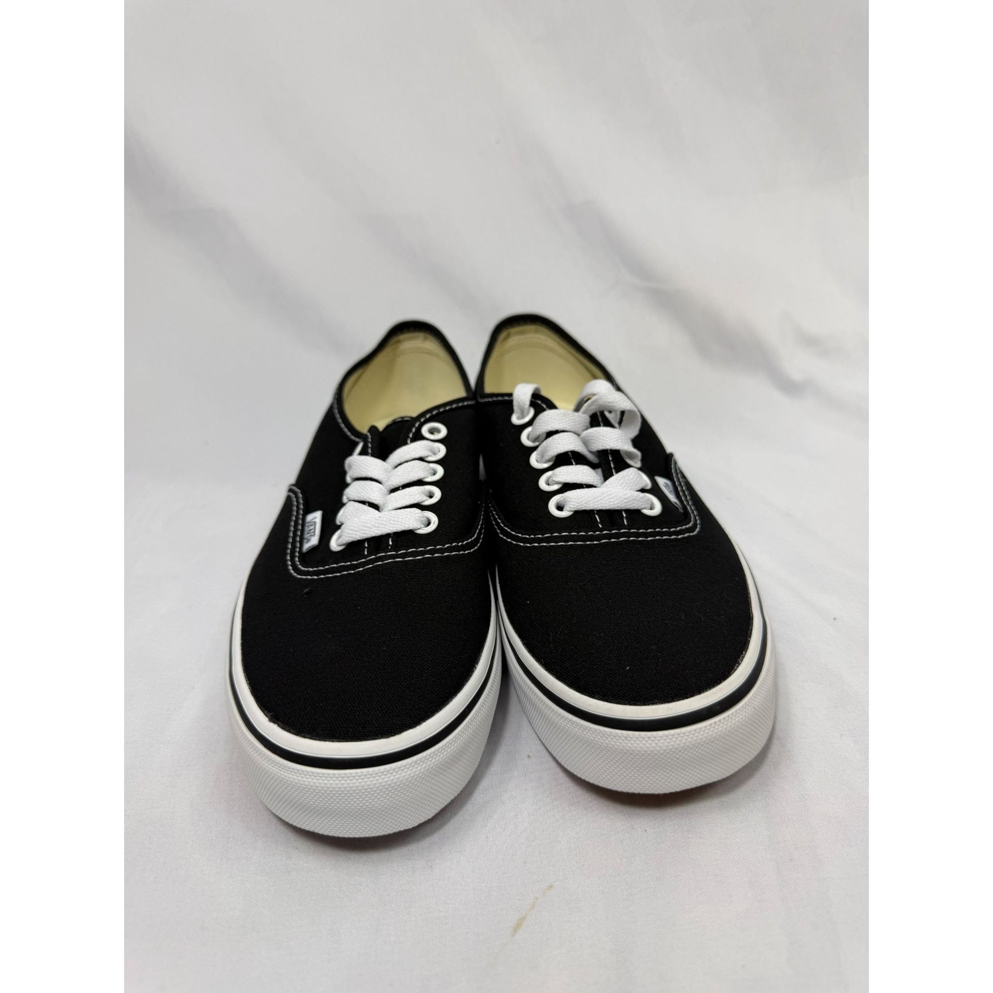 Vans Vans Authentic Black White Canvas Sneakers Women 8 Men 6.5 C Size US 8 / IT 38 - 2 Thumbnail