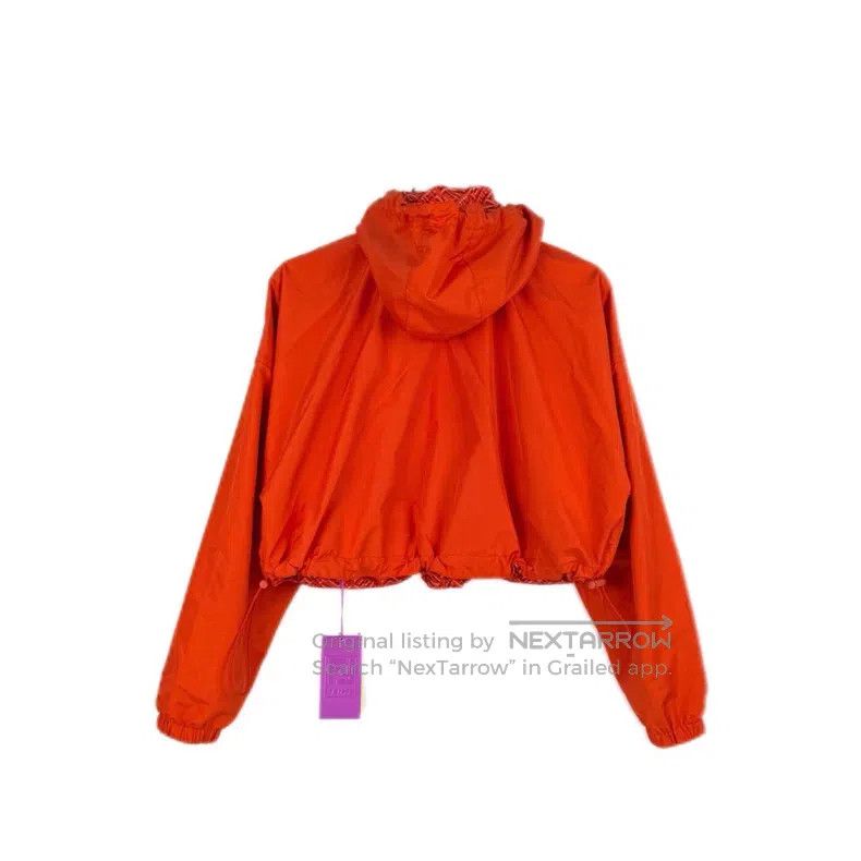 Fendi Fendi Neon Orange 3D Logo Zip-Up Hooded Jacket Size XS / US 0-2 / IT 36-38 - 2 Thumbnail
