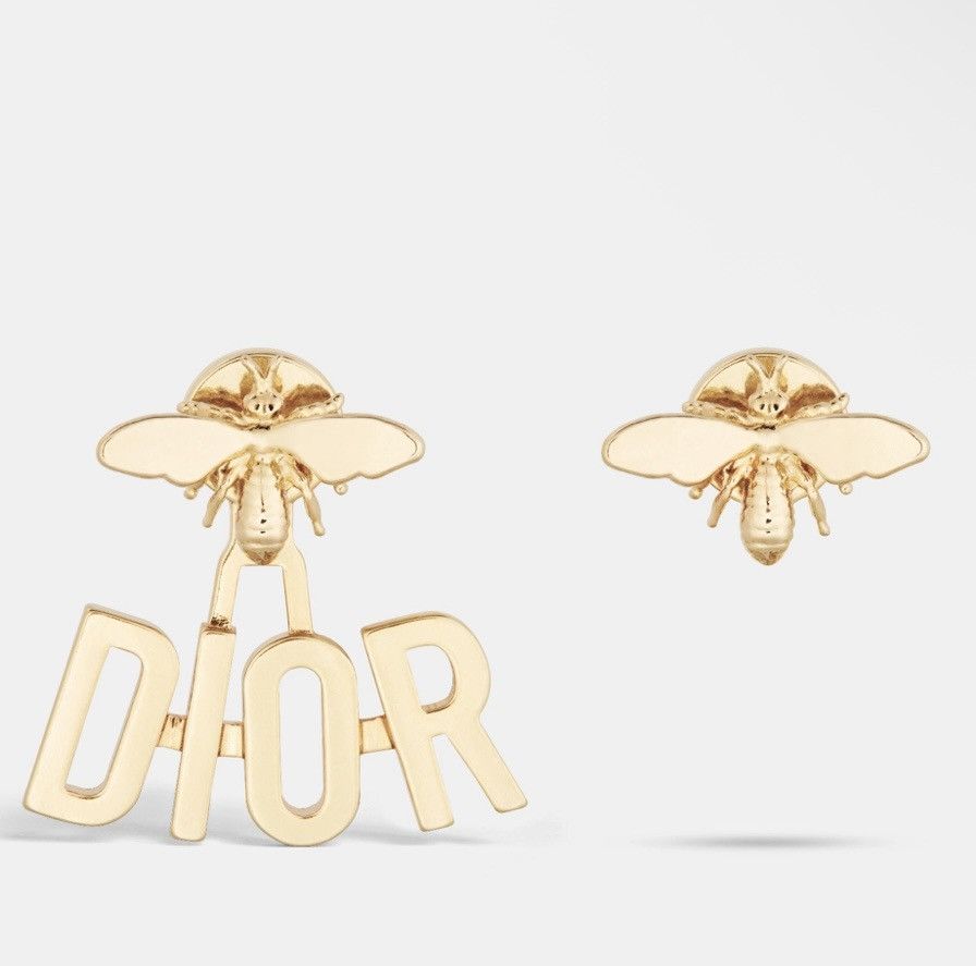Dior Dior DIO(R)EVOLUTION EARRINGS Gold-Finish Metal Size ONE SIZE - 3 Thumbnail