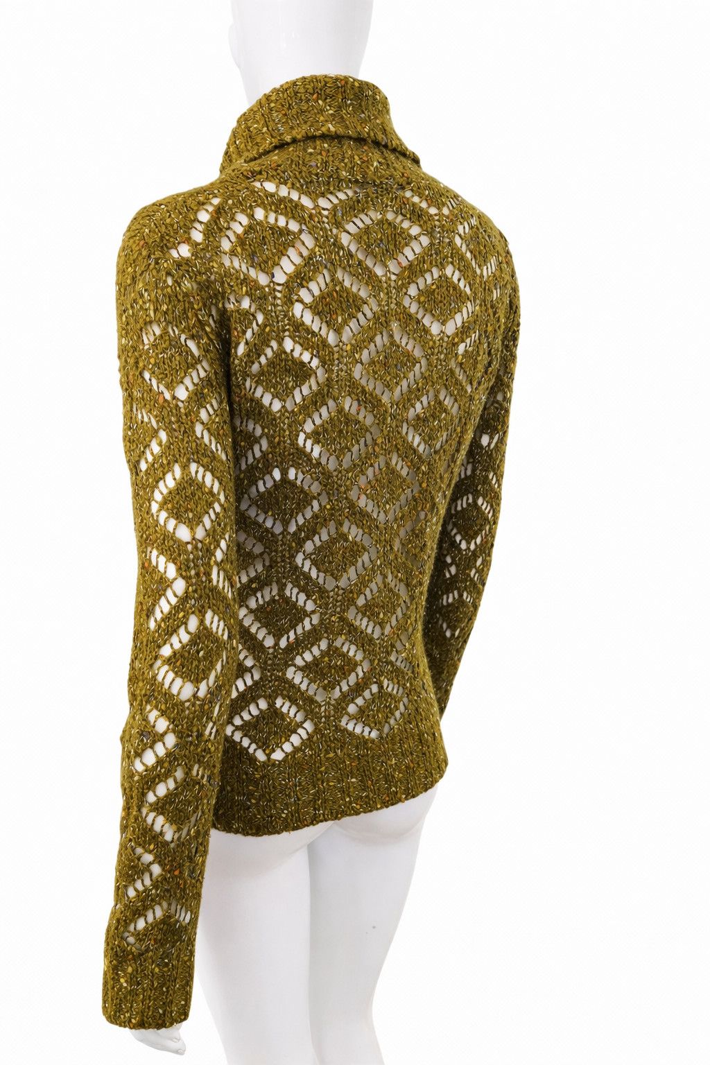 Dolce & Gabbana D&G Dolce & Gabbana Knit Sweater Net Open Crochet Pullover Size M / US 6-8 / IT 42-44 - 5 Thumbnail