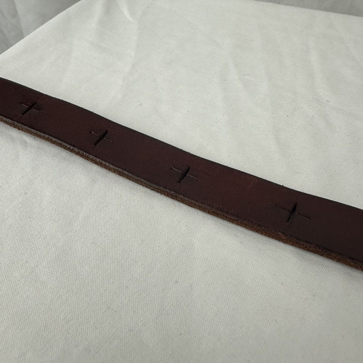 Ma+ MA+ Maurizio Amadei Long Leather Belt Cross Size ONE SIZE - 7 Thumbnail