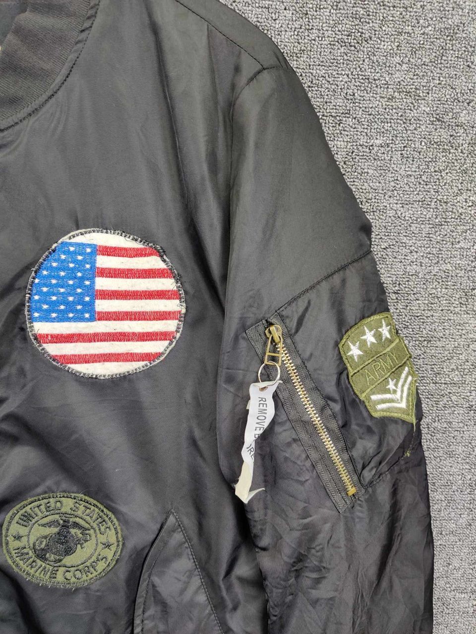 American Stitch Vintage American Stitch MA-1 Bomber Flight Jacket Size US L / EU 52-54 / 3 - 5 Thumbnail