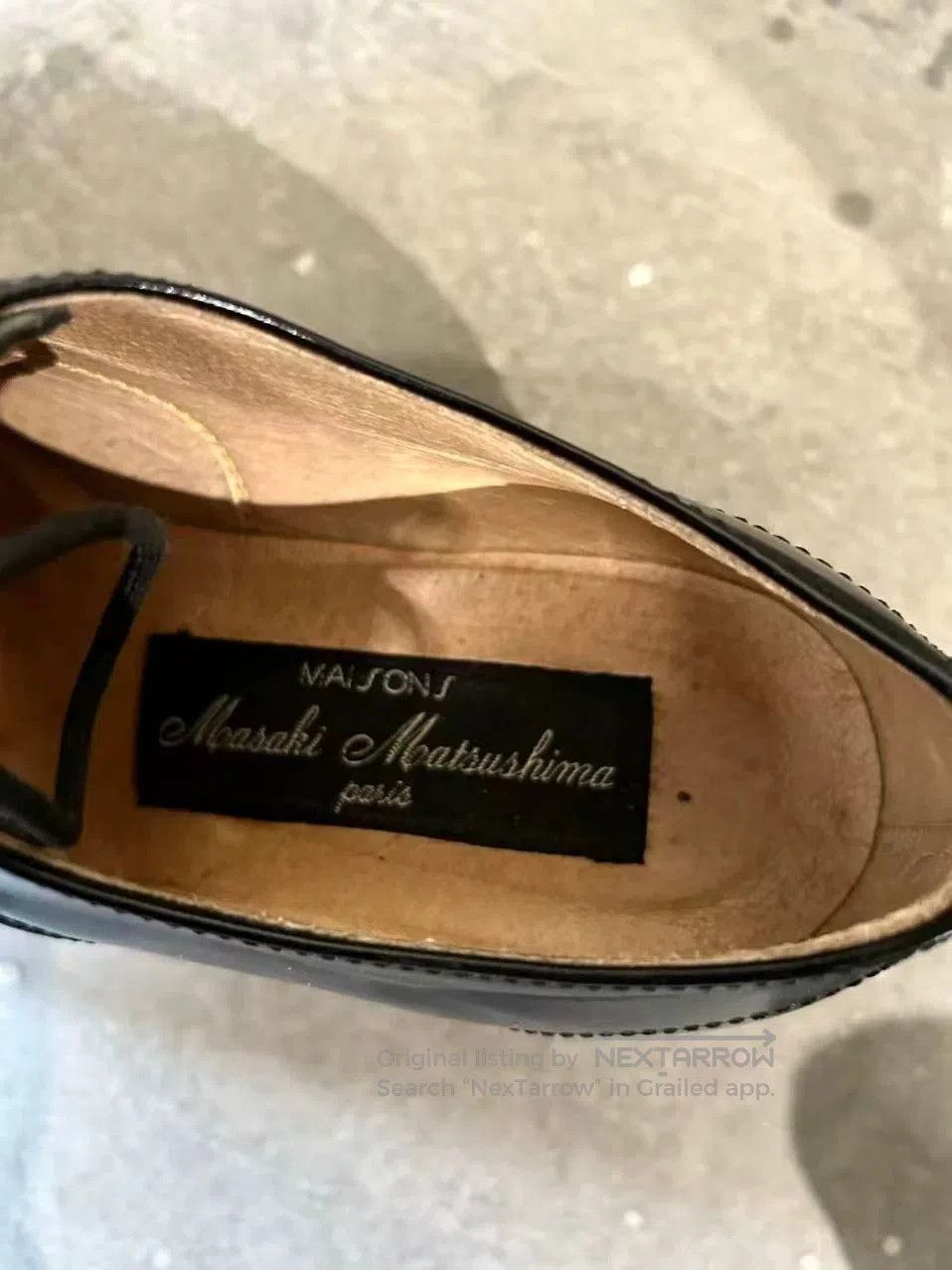 Masaki Matsushima Masaki Matsushima 1994 Wooden Sole Leather Boots. Size US 7 / IT 37 - 8 Thumbnail