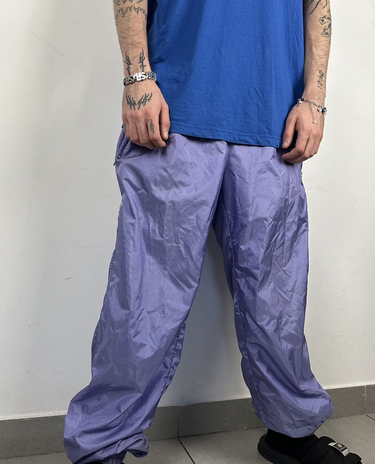 Puma Vintage Puma Nylon 90s Track Pants Size US 32 / EU 48 - 1 Thumbnail