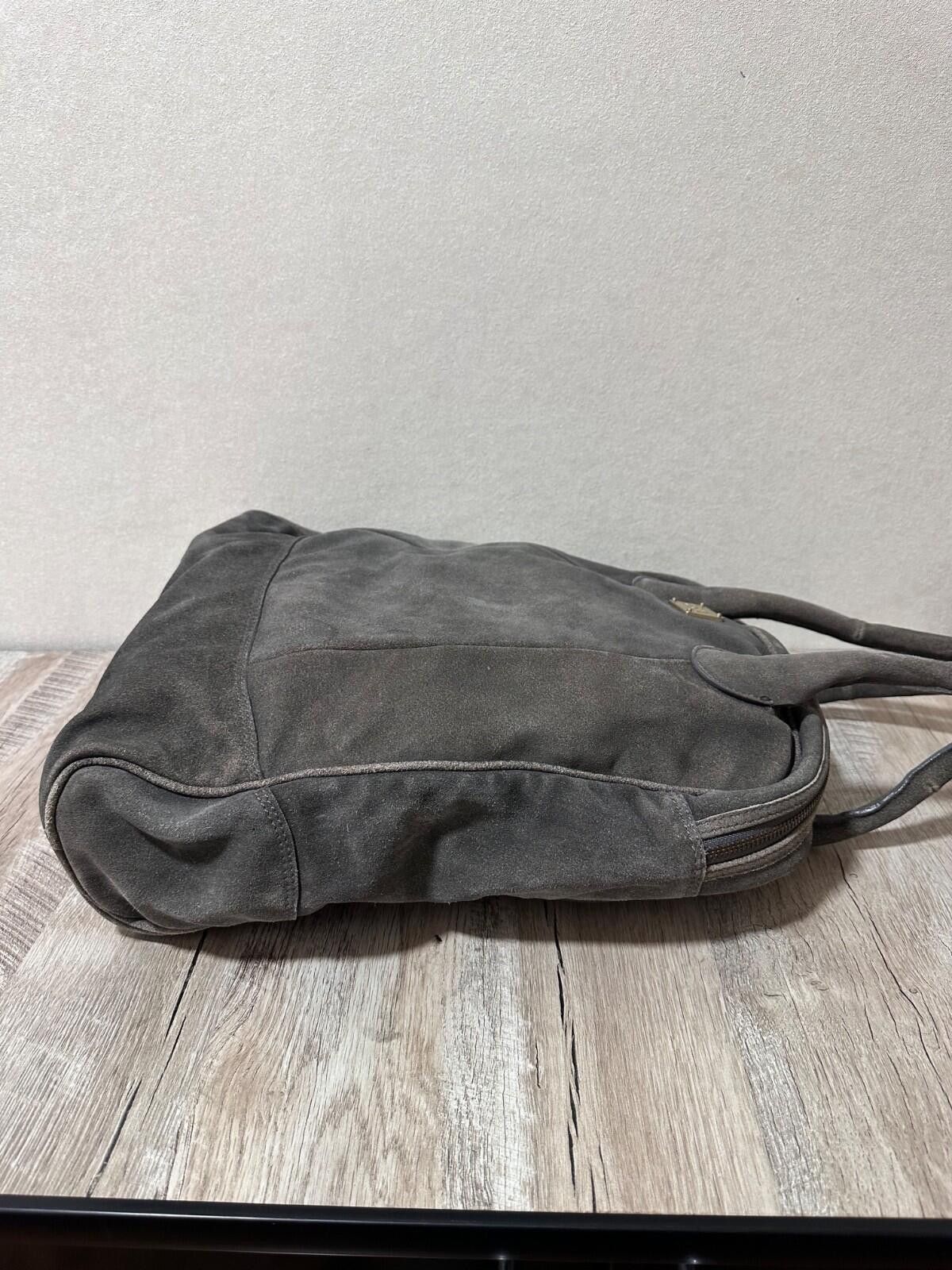 Diesel Diesel Grey Suede Leather Handbag Medium/Large Size ONE SIZE - 5 Thumbnail