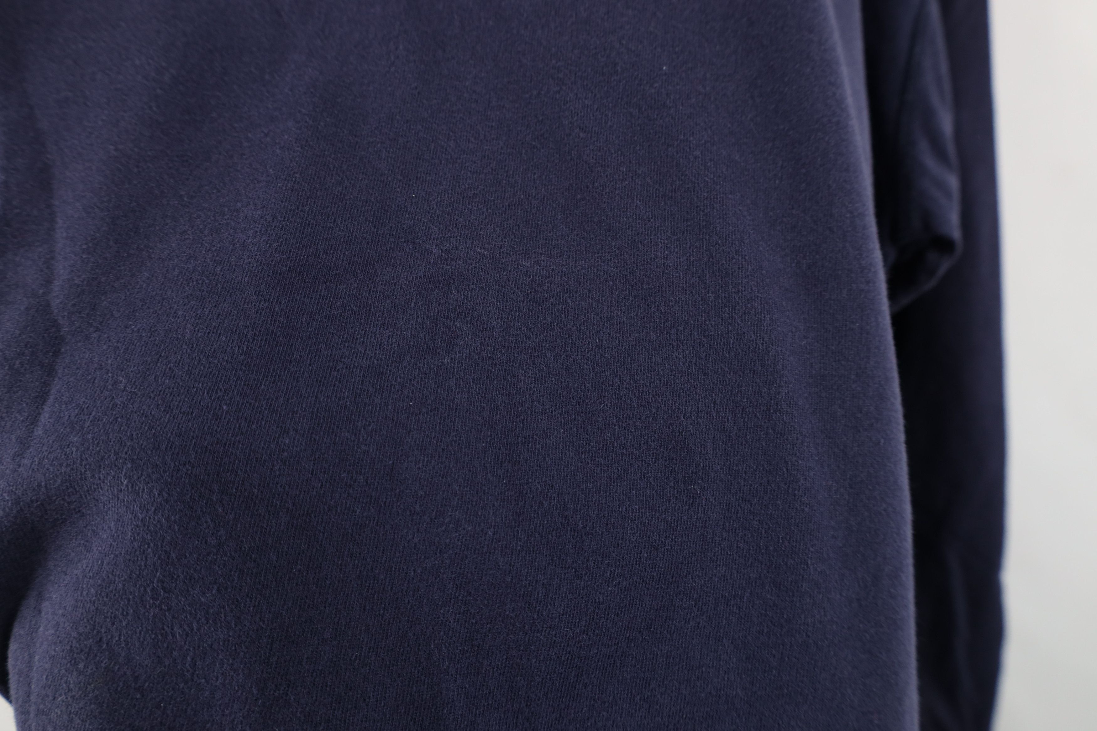 Vintage Vintage 90s Streetwear Baggy Long Sleeve Henley T-Shirt Blue Size US XL / EU 56 / 4 - 4 Thumbnail