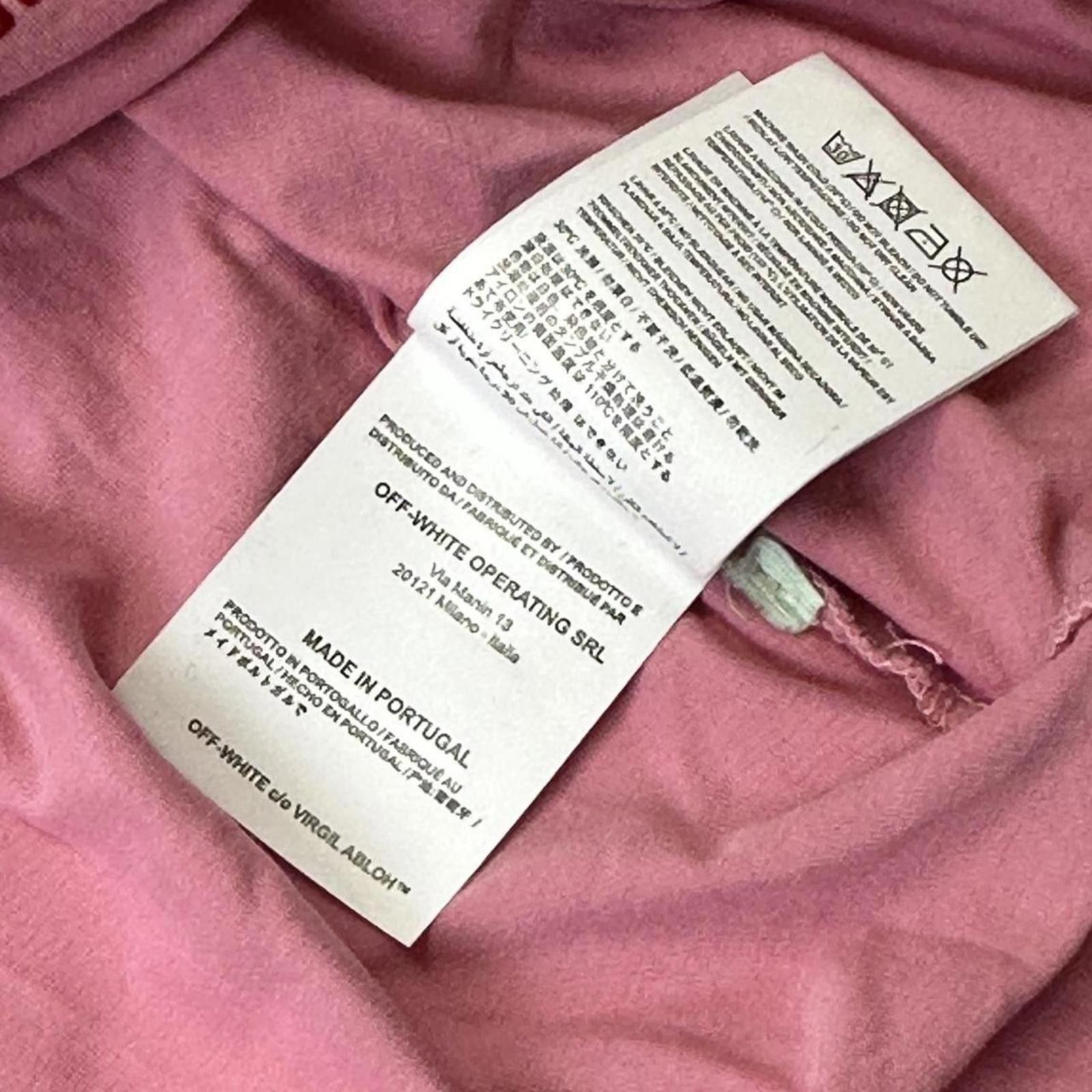 Off-White Off-White Women's Pink and Multi Tshirt Size ONE SIZE - 5 Thumbnail
