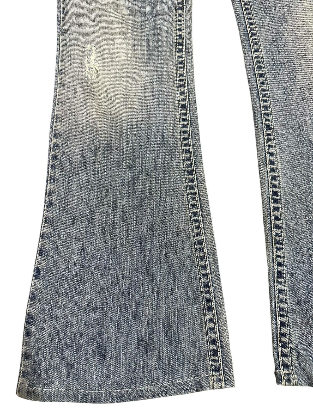 If Six Was Nine Vintage Japanese Brand Blue Faded Wash Style Flare Jeans Size US 27 - 6 Thumbnail