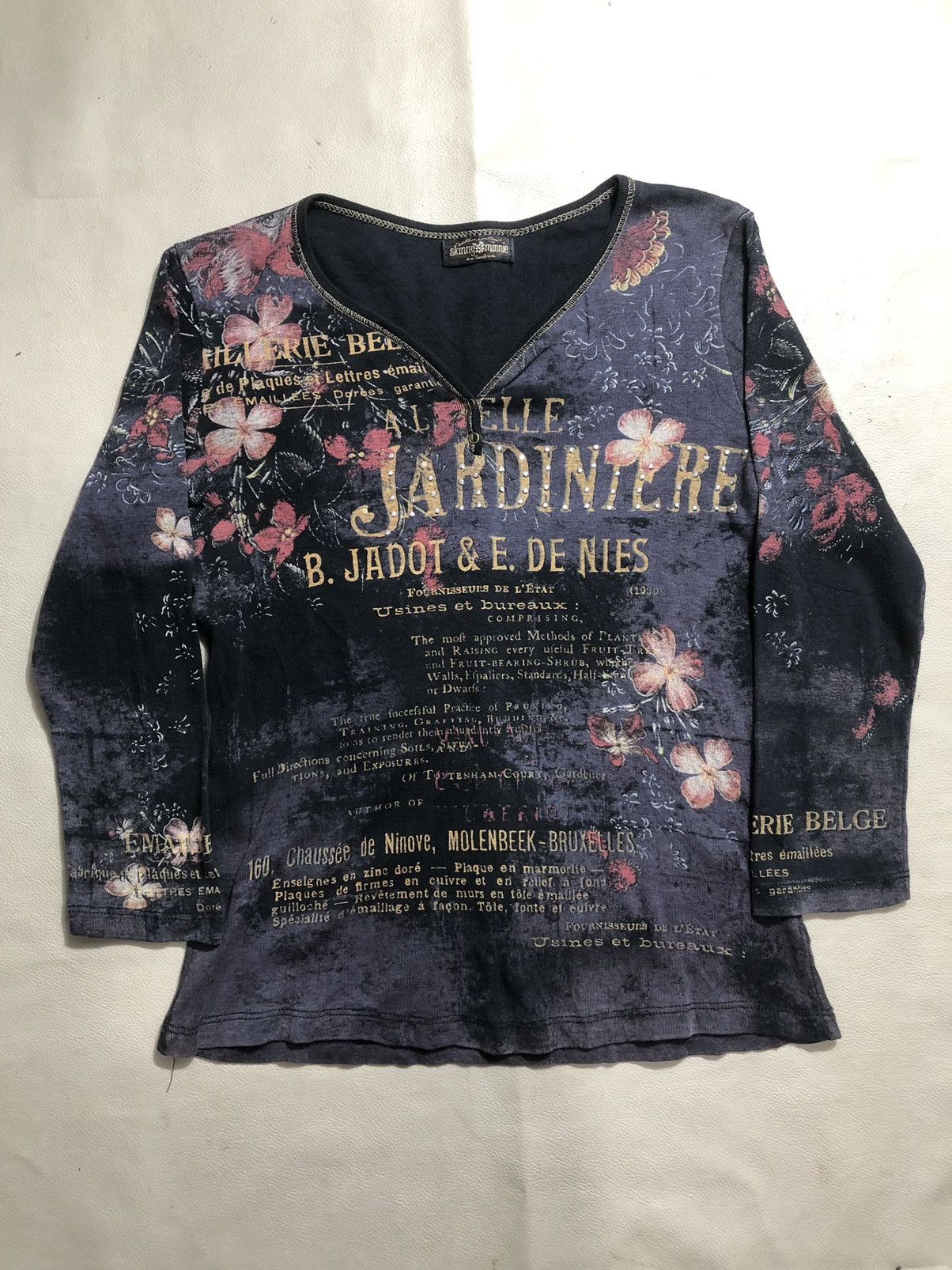 Issey Miyake Japanese Gothic Poem Skinny Minnie Hysteric Style Size US S / EU 44-46 / 1 - 1 Thumbnail