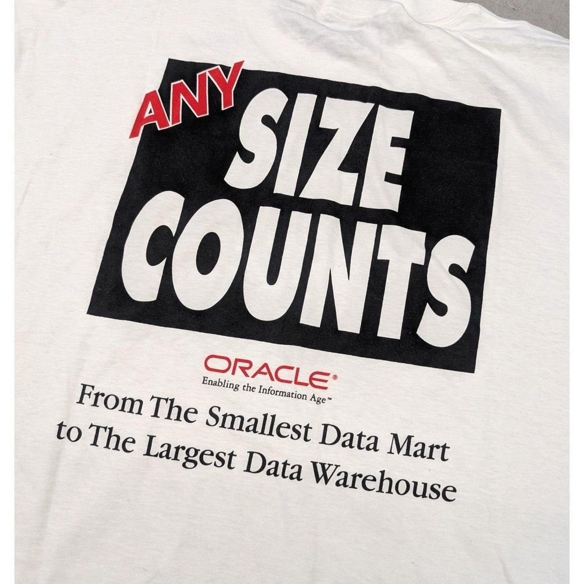 Vintage Vintage Oracle Data Mart Any Size Counts t-shirt Size US XL / EU 56 / 4 - 2 Thumbnail