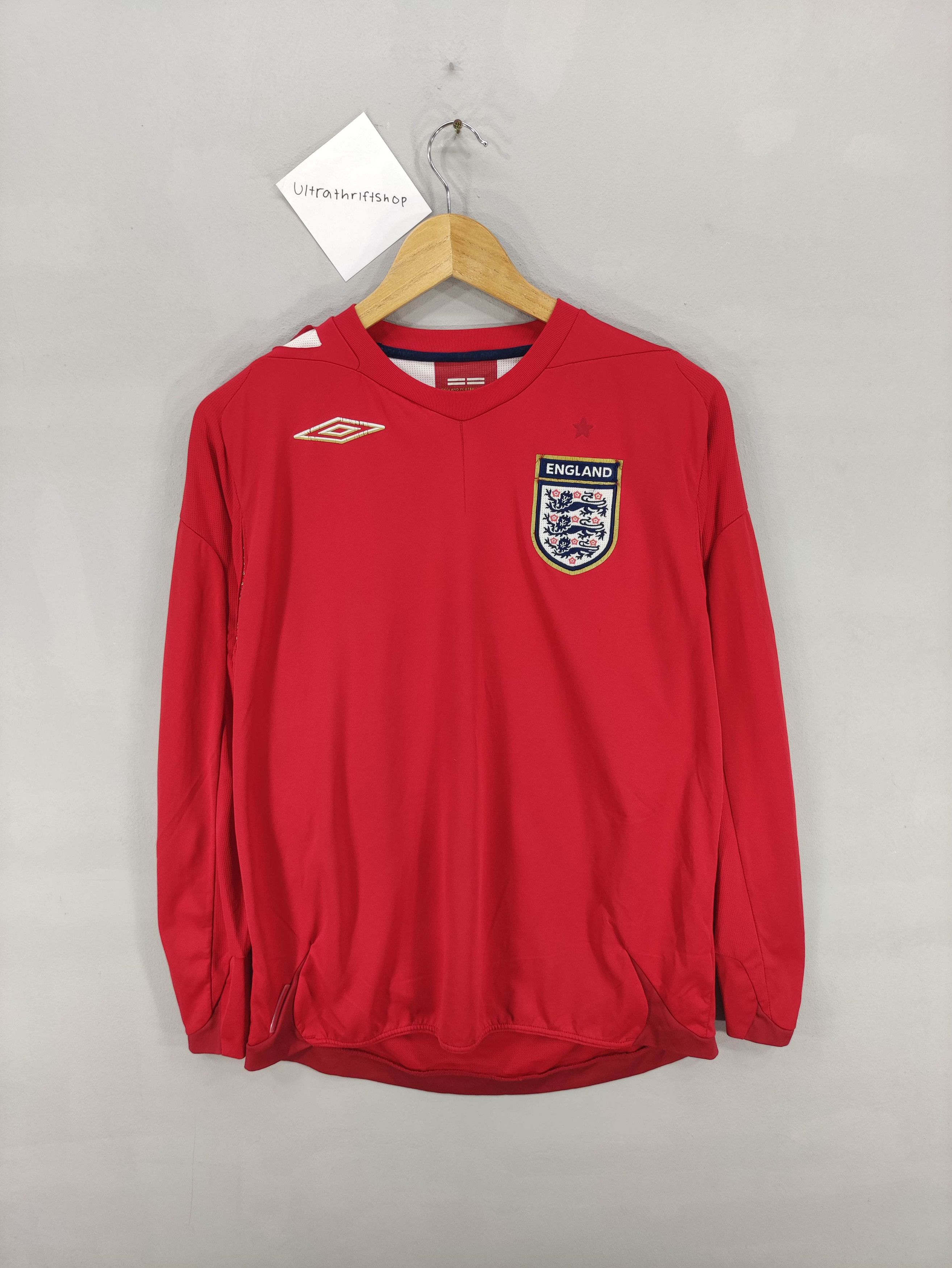 Umbro Vintage Jersey England Long Sleeve Shirt Size US M / EU 48-50 / 2 - 1 Thumbnail