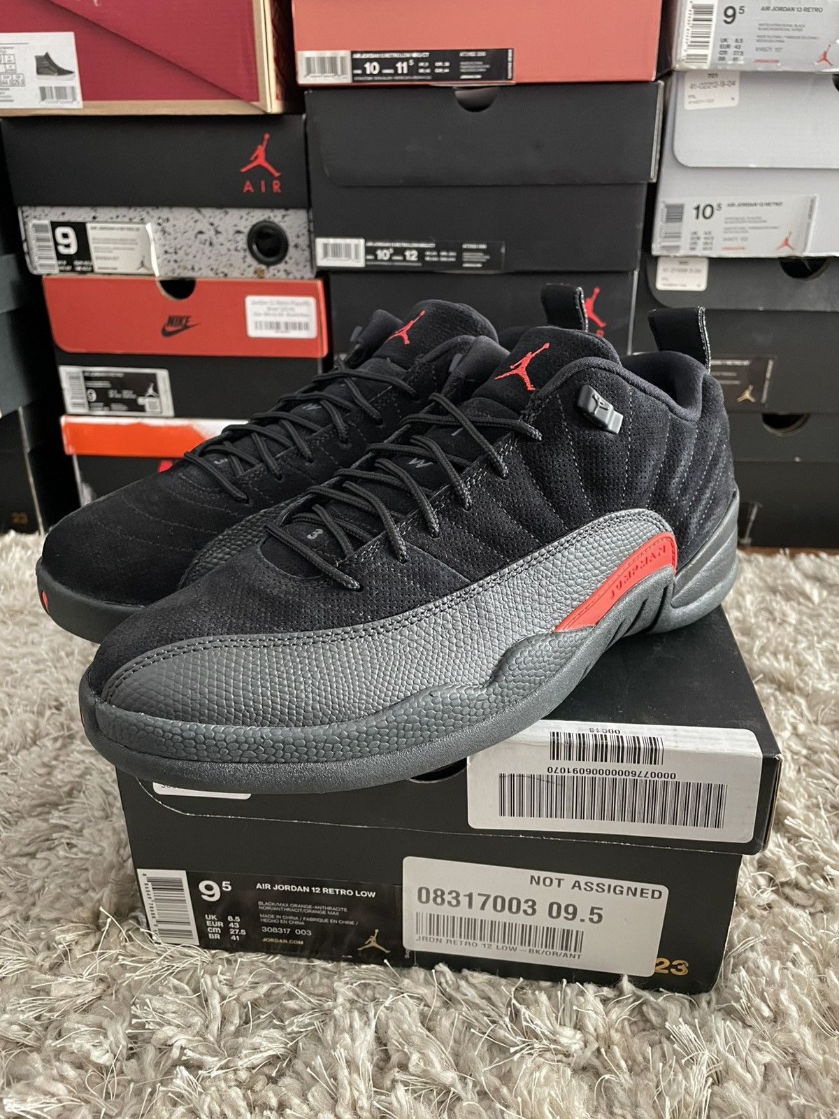 Jordan Brand Jordan 12 Low Max Orange Size US 9.5 / EU 42-43 - 1 Thumbnail