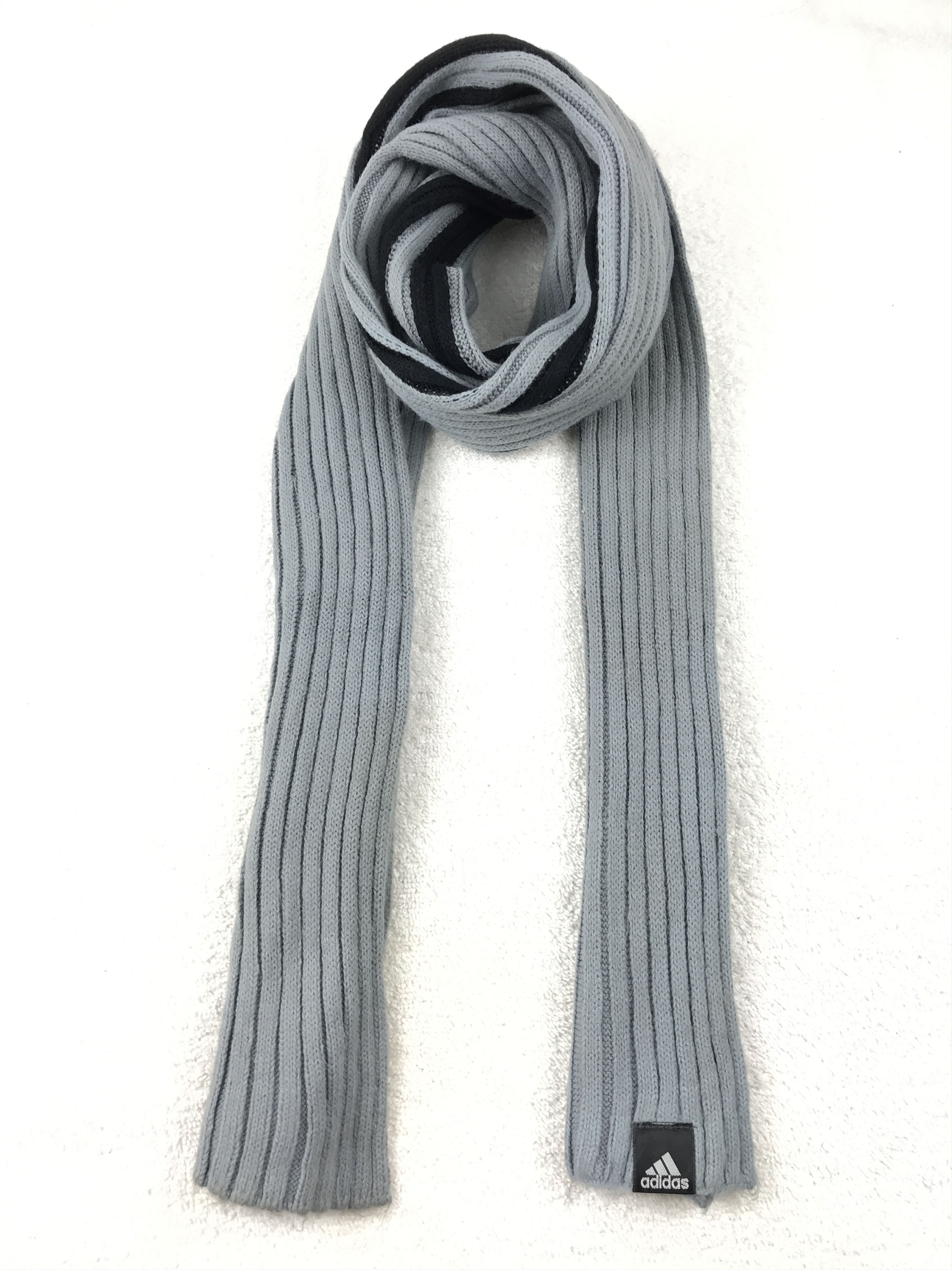 Vintage Adidas Scarf Muffler Wool Cashmere