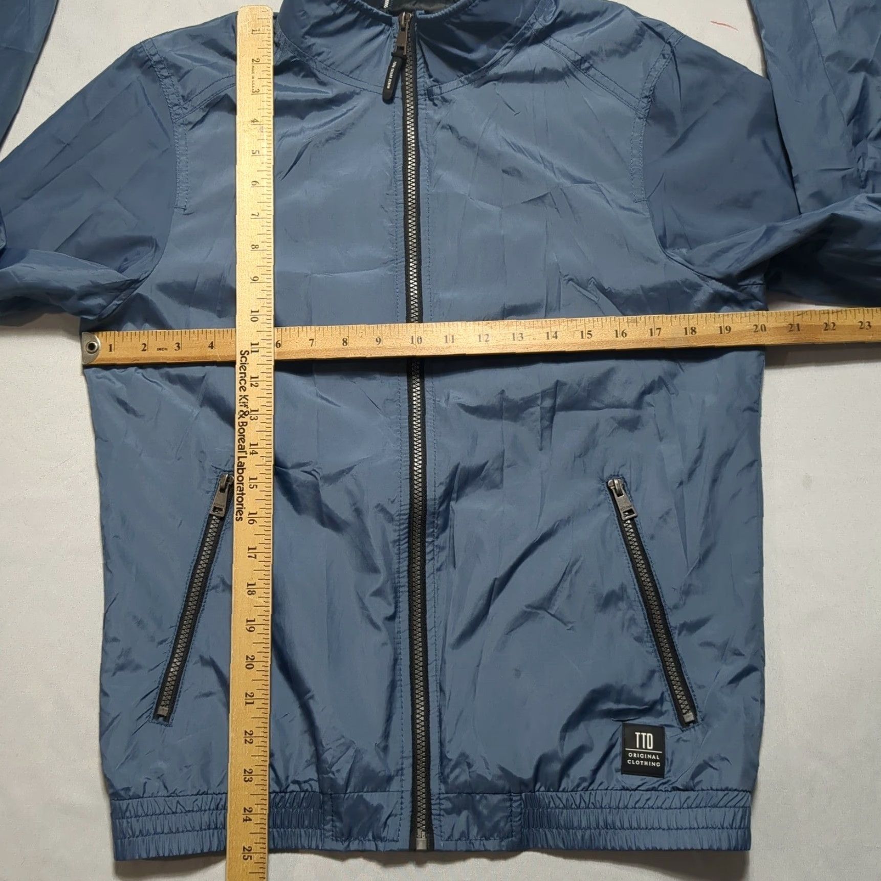 Tom Tailor Tom Tailor Denim Mens Blue Lightweight Bomber Jacket Windbreaker Small EUC Size US S / EU 44-46 / 1 - 7 Thumbnail