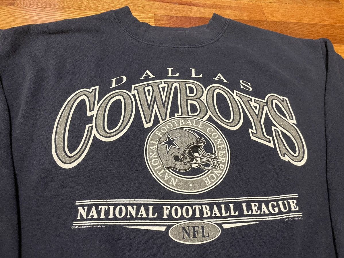 NFL × Vintage Vintage Y2K Dallas Cowboys 2001 Mens Large NFL Sweatshirt Size US L / EU 52-54 / 3 - 2 Thumbnail
