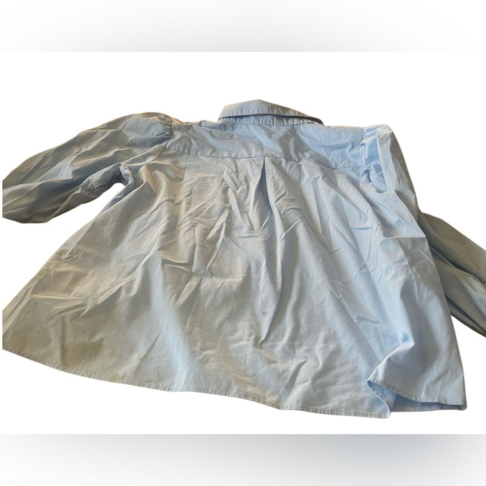 Nanette Lepore Nanette Lepore Light Blue Button Down Shirt, size Medium Size M / US 6-8 / IT 42-44 - 2 Thumbnail