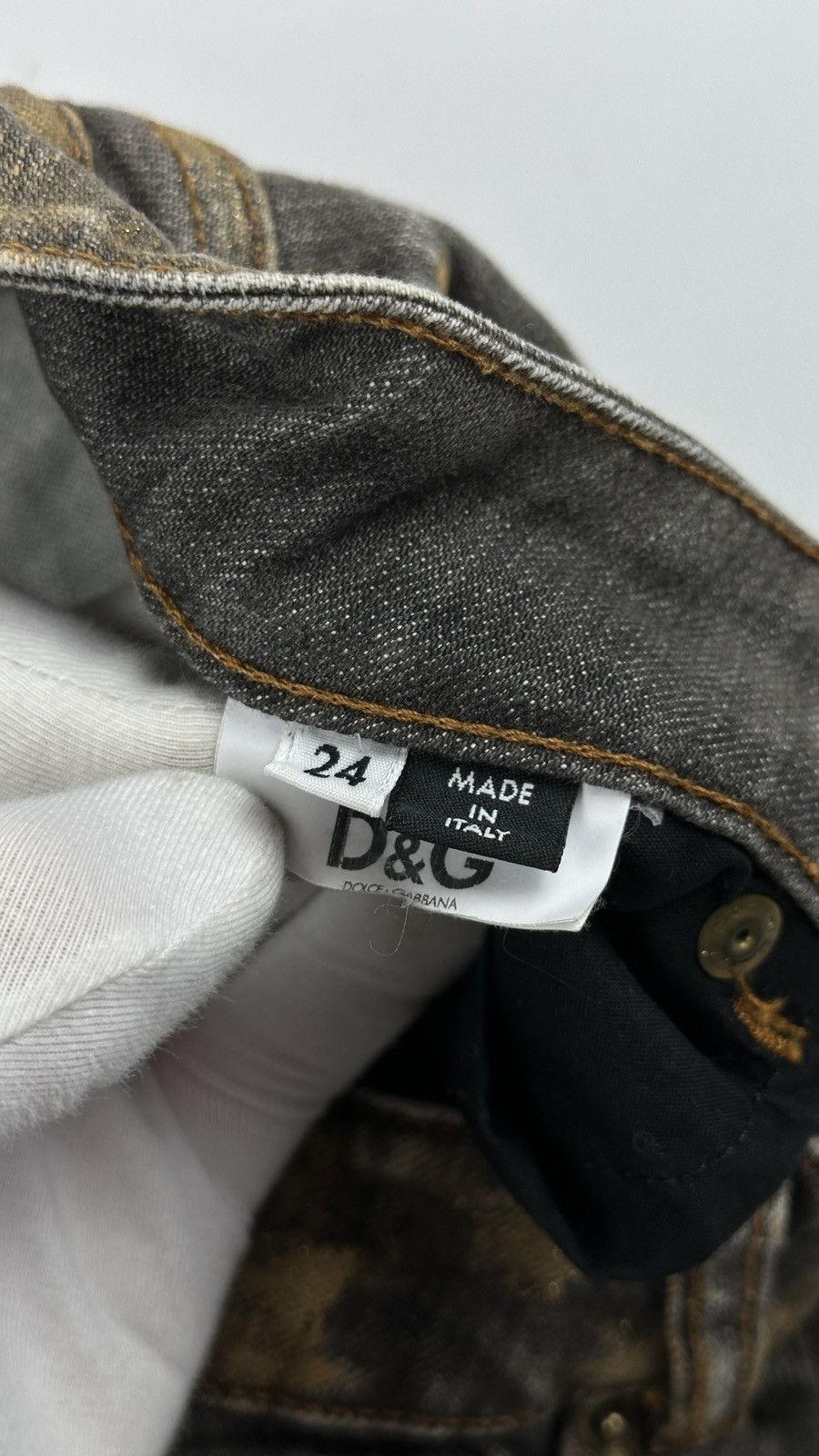 Dolce & Gabbana Vintage Dolce Gabbana Low Waist Jeans 27x28 Size 27" / US 4 / IT 40 - 8 Thumbnail