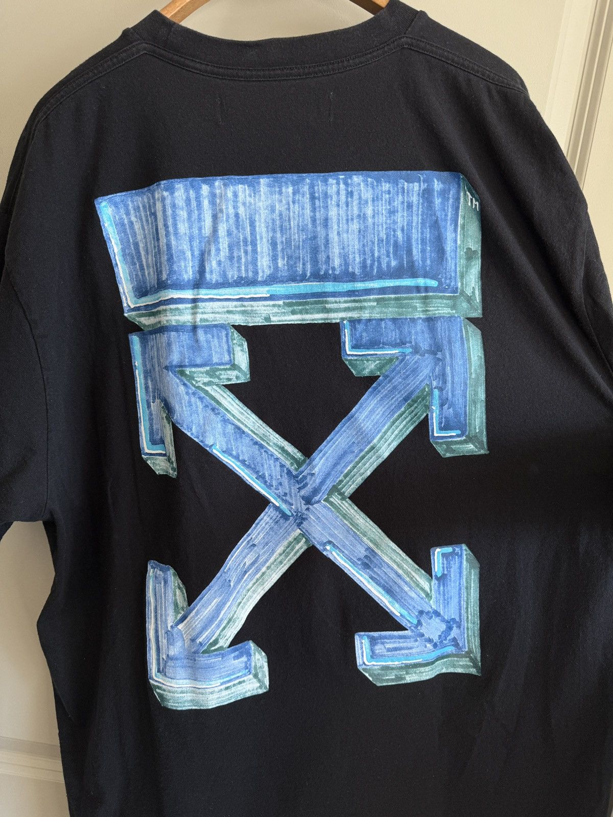 Off-White Off-White Markers Arrow T Shirt Sz L Size US L / EU 52-54 / 3 - 2 Thumbnail