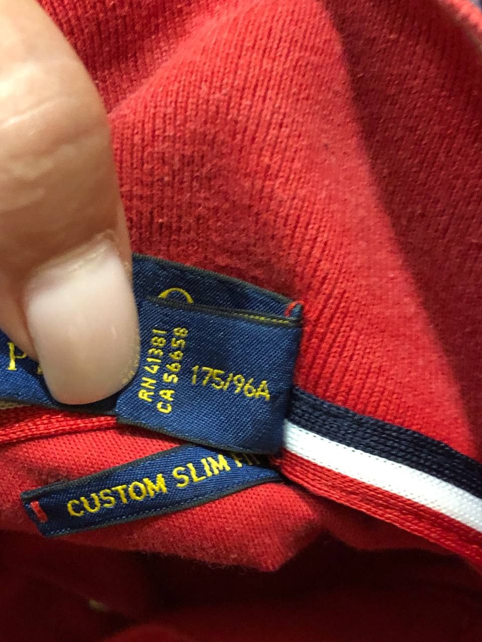 Polo Ralph Lauren Logo Polo Ralph Lauren Custom Slim FIt Red T-Shirt Size US S / EU 44-46 / 1 - 11 Thumbnail
