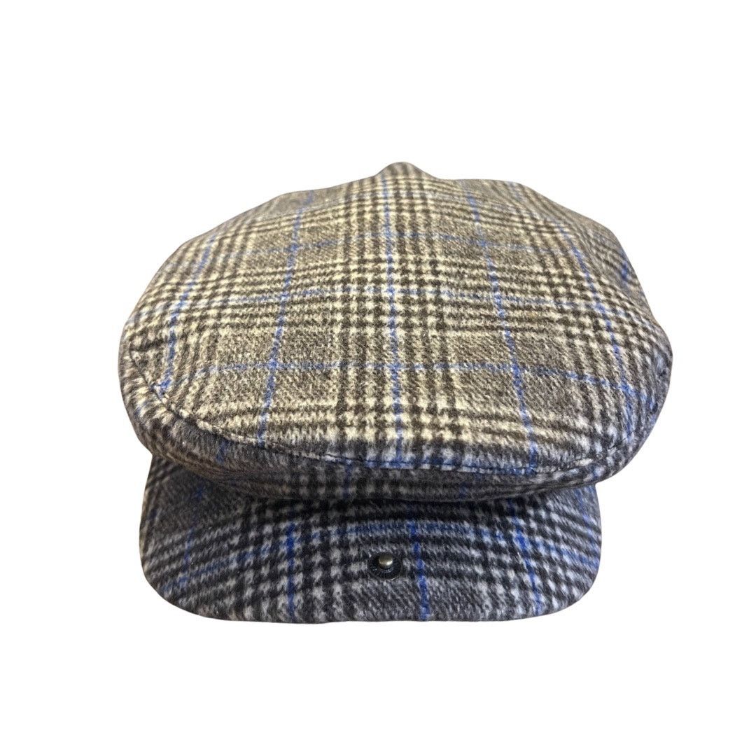 Brixton Hooligan Multi Plaid Houndstooth Snap Cap Newspaper Boy Size ONE SIZE - 1 Thumbnail
