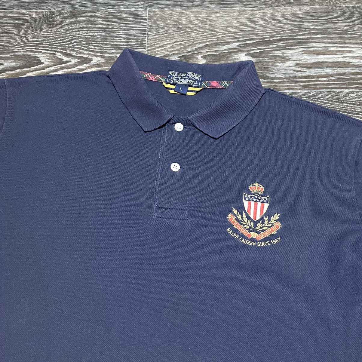 Polo Ralph Lauren RALPH LAUREN Polo Jeans Company Embroidered Logo #67 Shirt Size US L / EU 52-54 / 3 - 2 Thumbnail