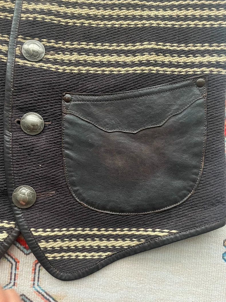 RRL Ralph Lauren RRL Ralph Lauren Blanket splicing and leather sea king str Size US XS / EU 42 / 0 - 6 Thumbnail