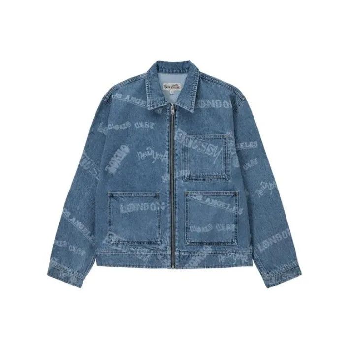 Stussy Denim Work Jacket | Grailed