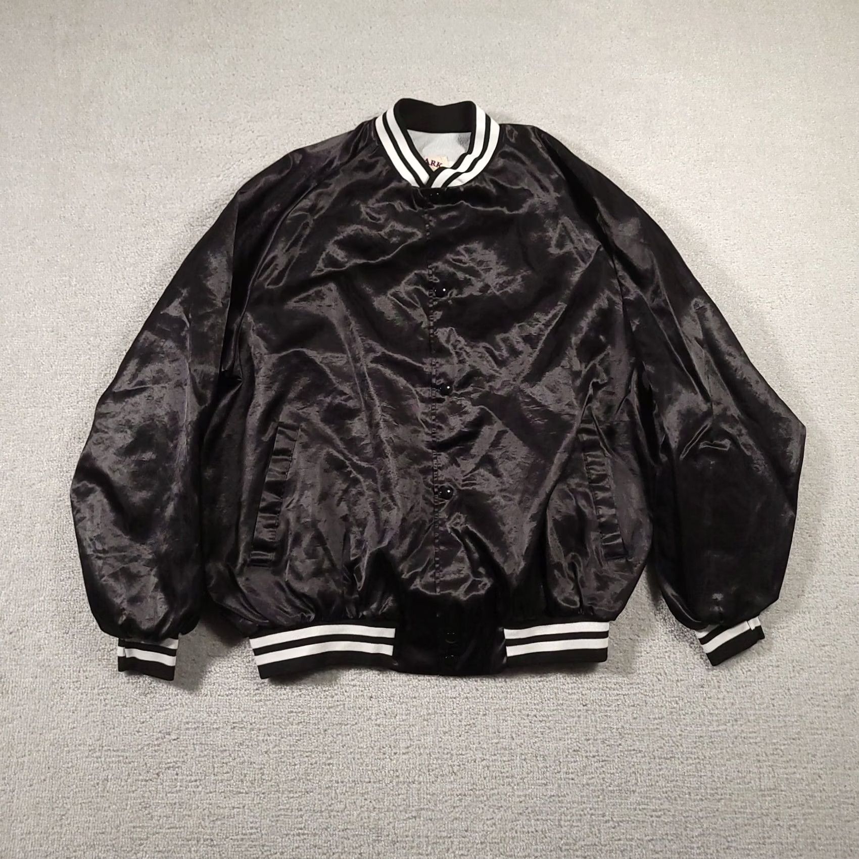 Vintage VINTAGE West Ark Jacket Mens XL Nylon Satin Bomber Snap Front Lined Made In USA Size US XL / EU 56 / 4 - 2 Thumbnail