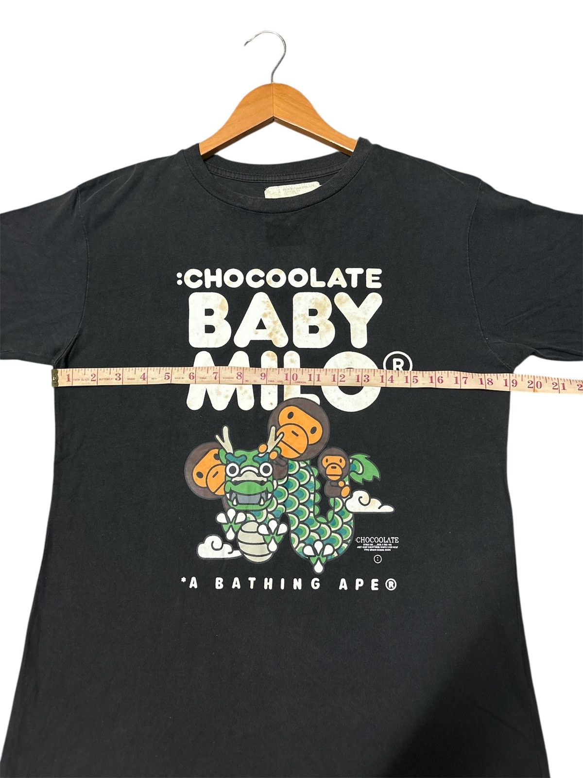 Bape 🔥RARE🔥A BATHING APE X BABY MILO CHOCOOLATE TSHIRT TEE💥 Size US L / EU 52-54 / 3 - 11 Thumbnail