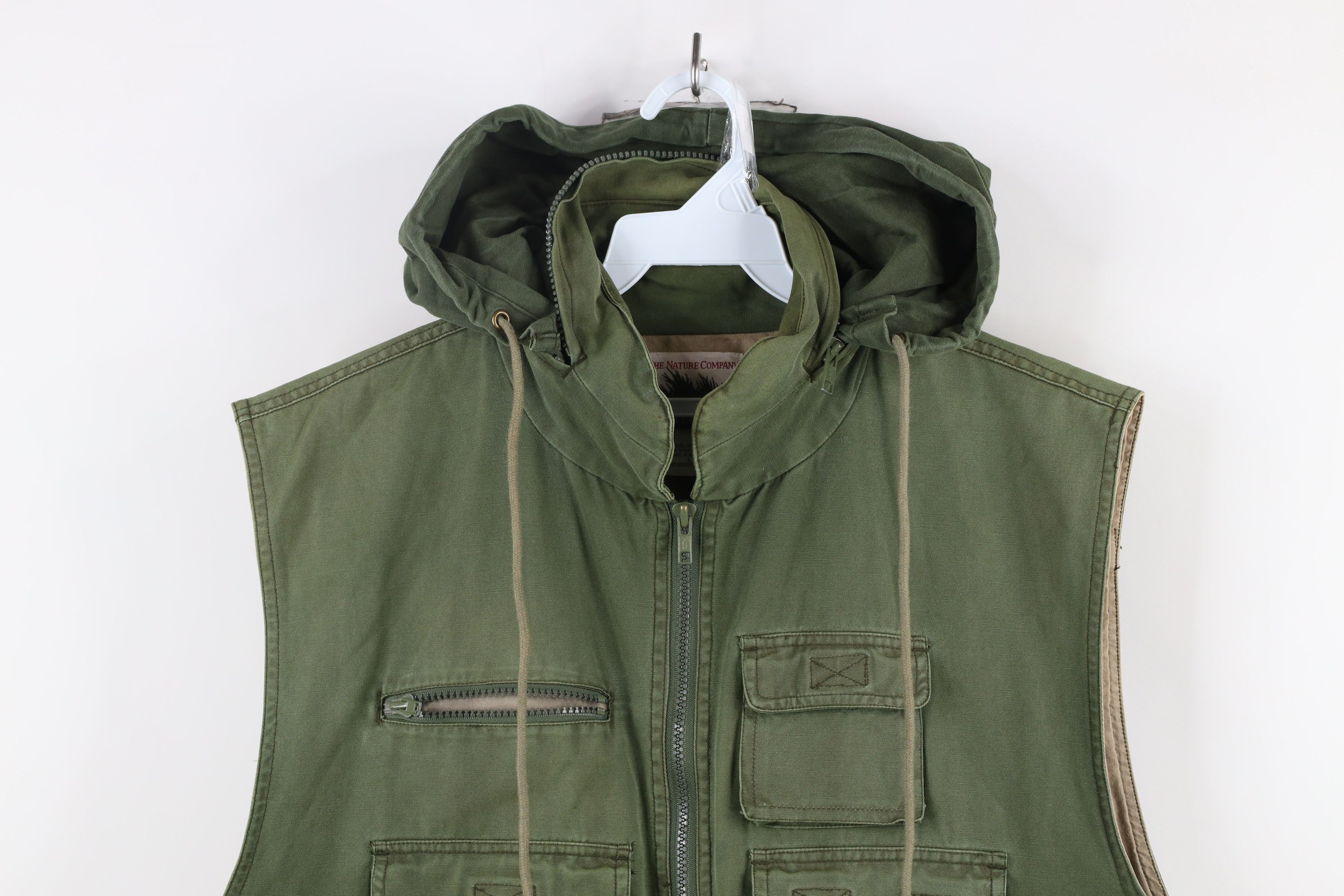 Vintage Vintage 90s Streetwear Hooded Fly Fishing Vest Jacket Size US L / EU 52-54 / 3 - 2 Thumbnail