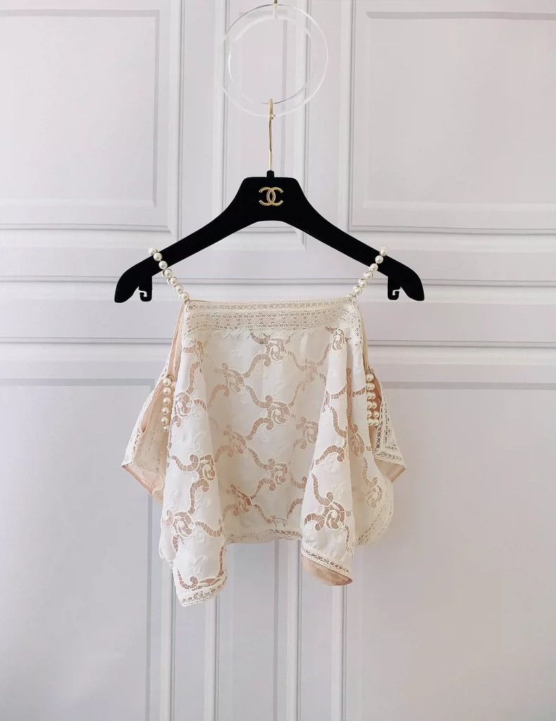 Chanel Chanel Greek series pearl suspender vest Size XXS / US 00 / IT 34 - 1 Thumbnail
