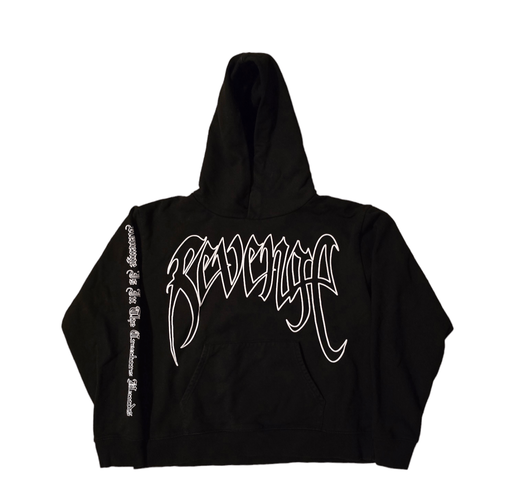 Revenge Revenge White Outline Kill Hoodie Grailed