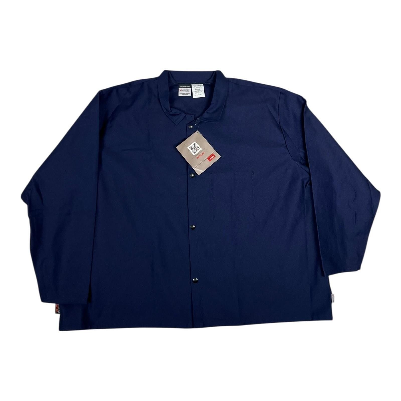 Other Stanco Westex Indura Flame Resistant Shirt Mens 3XL Navy FR Size US XXL / EU 58 / 5 - 1 Thumbnail