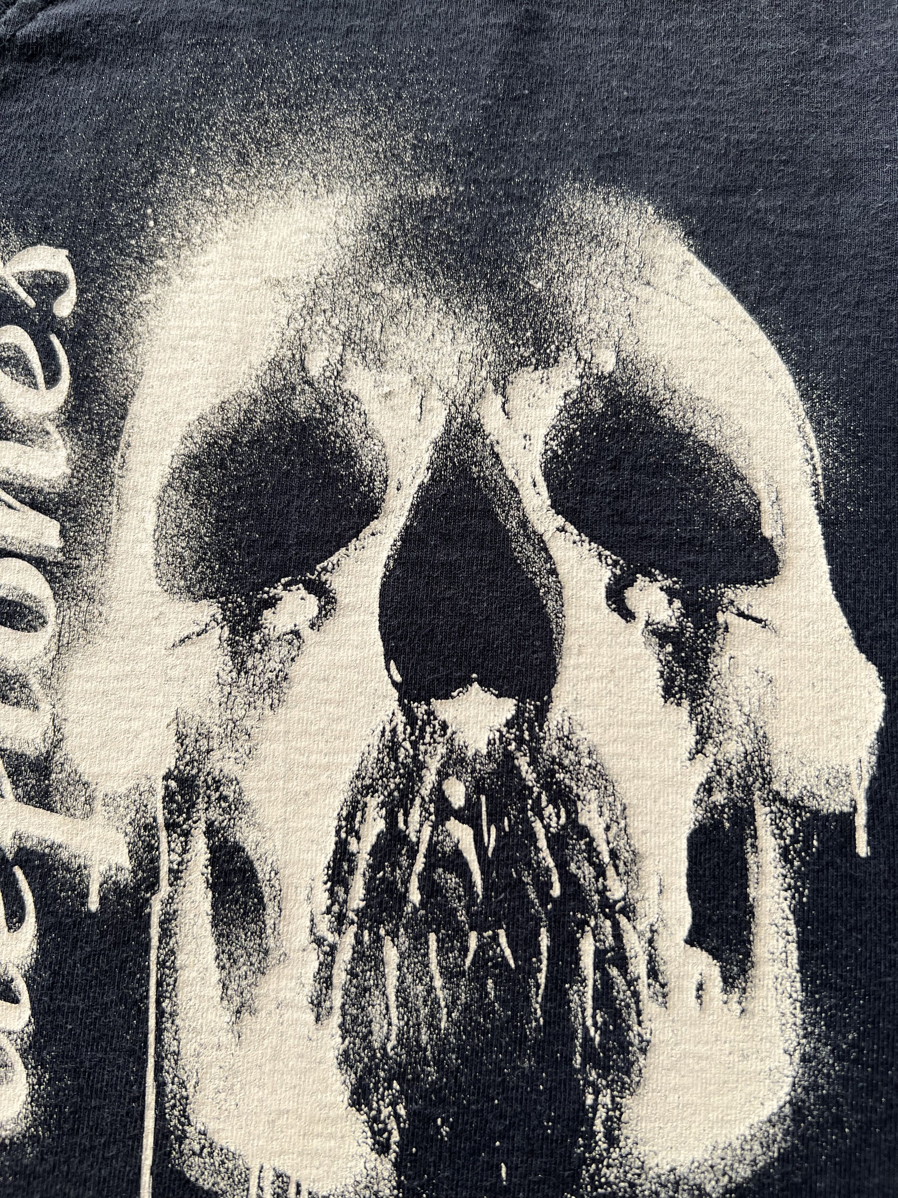 Band Tees Vintage 2000s Deftones Skull Metal Band Y2k Black T-shirt Size US L / EU 52-54 / 3 - 8 Thumbnail