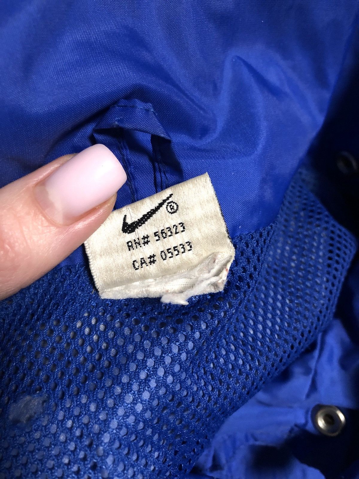 Nike Nike Vintage Windbreaker Jacket Swoosh Y2K Drill Size US XXL / EU 58 / 5 - 15 Thumbnail
