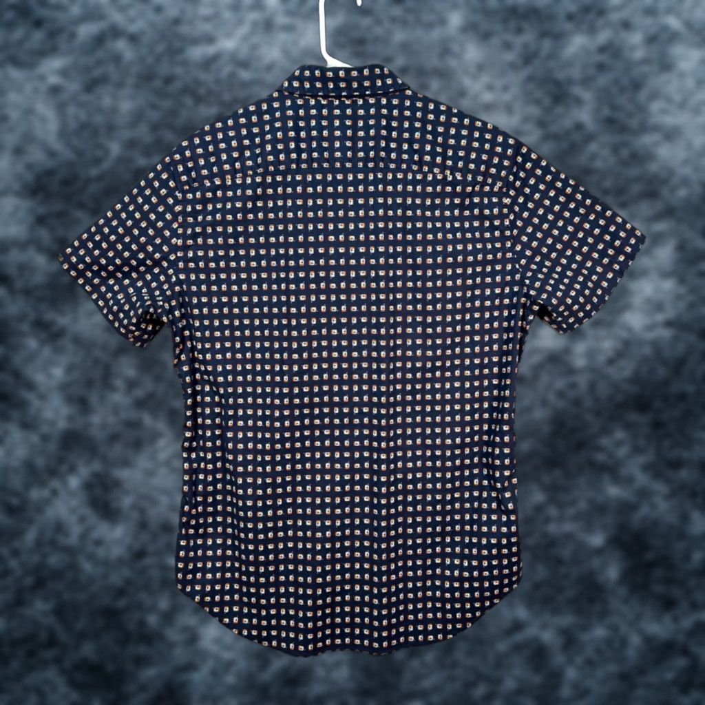 Bonobos Bonobos Mens Size Medium Slim Fit Stretch Blue Button-Up Shirt Short Sleeve Size US M / EU 48-50 / 2 - 1 Thumbnail