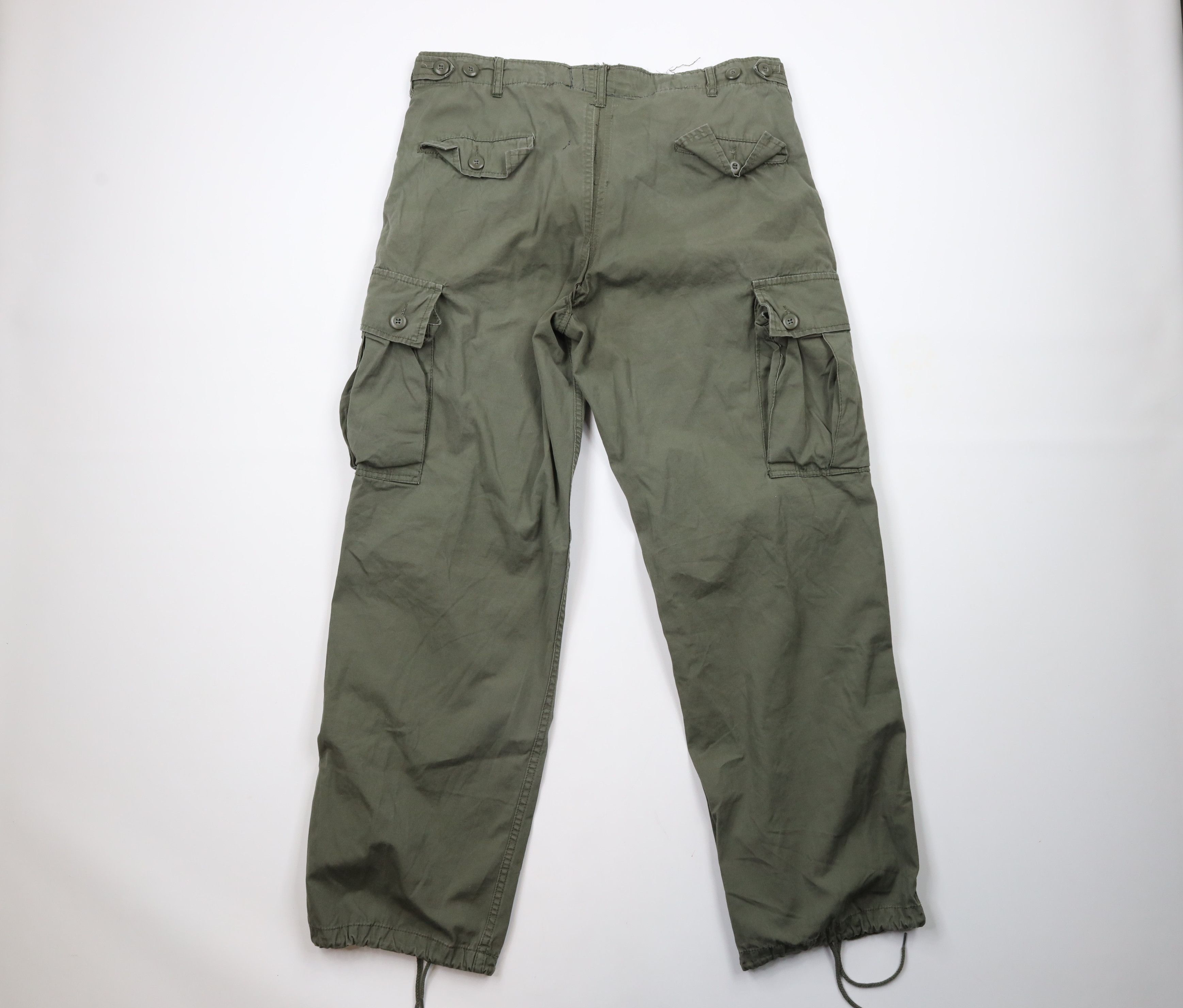 Vintage Vintage 90s German Military Fly Tropical Combat Cargo Pants Size US 36 / EU 52 - 12 Thumbnail