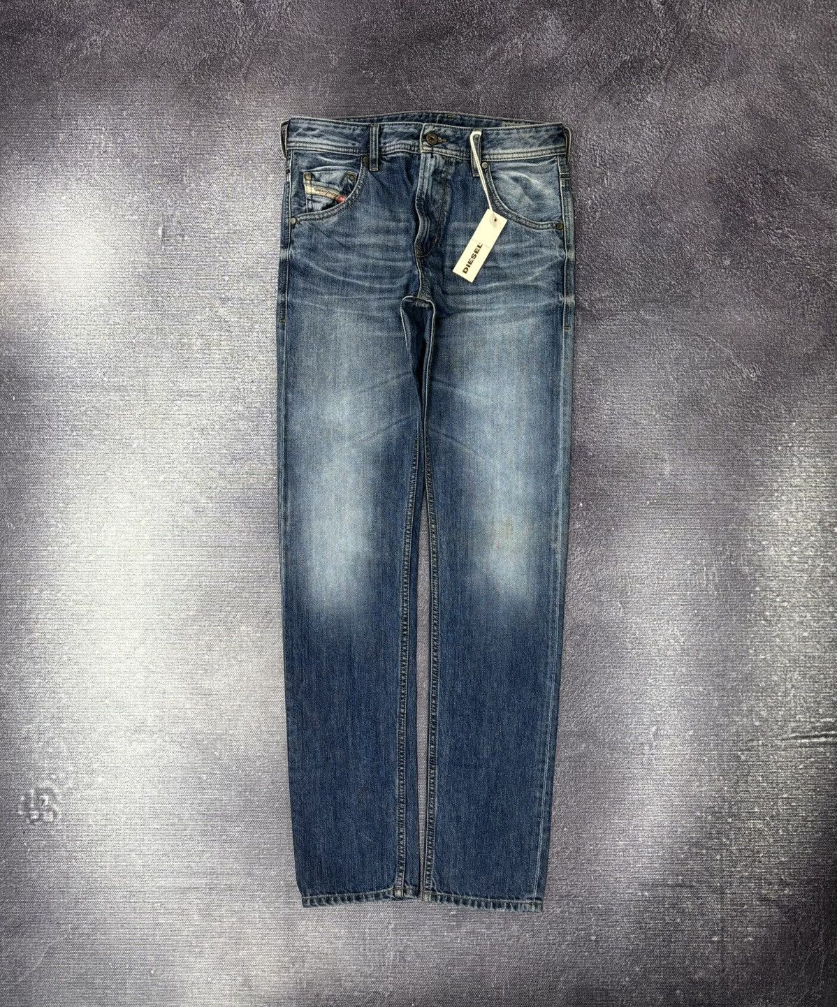 Diesel Diesel Krayver NWT Regular Slim Carrot Blue Denim Jeans Size US 28 / EU 44 - 1 Thumbnail